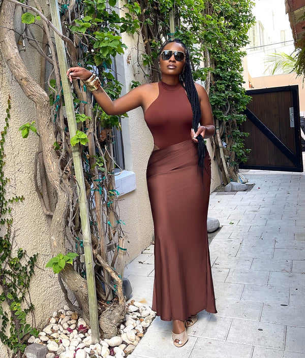 Sleek Essence Maxi Dress