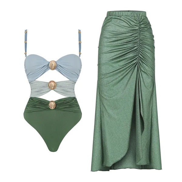 Venice Swimsuit Blue/Green